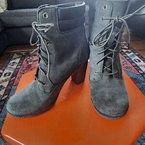 Timberland Allington Women's Lace-Up Ankle Boots - Gray